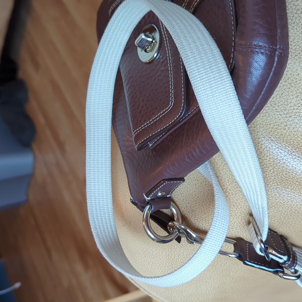 Dark Brown Leather Crossbody Bag - Picture 4 of 6